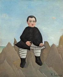 Dreng på klipperne, 1895-97
